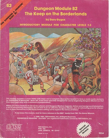 DnD 1st Edition Module B2